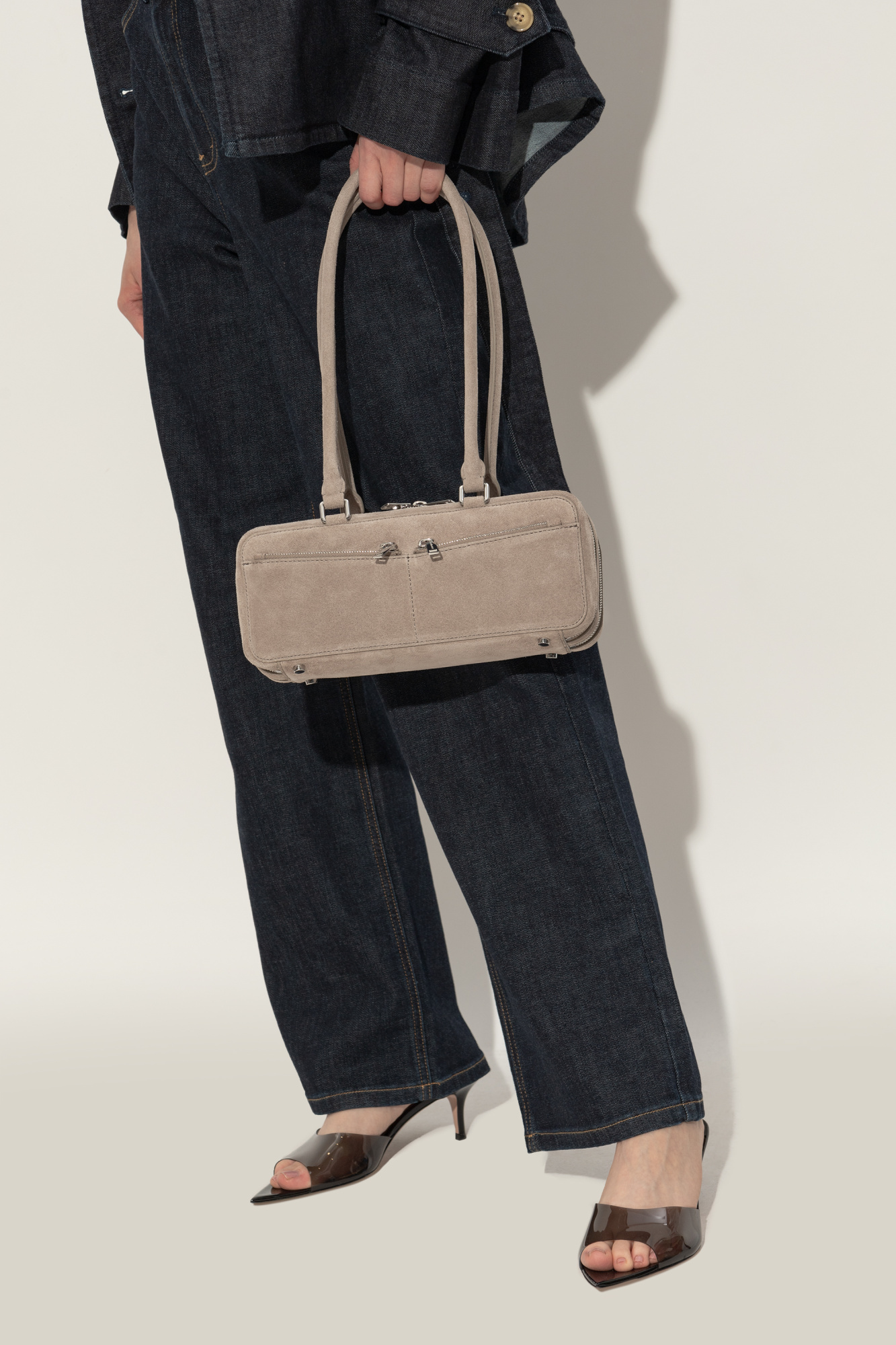 ショルダーバッグ・ポシェット SELF PORTRAIT FW25 (PF25 315A GR GREY) Self-Portrait Shoulder bag | Women's Bags | Vitkac